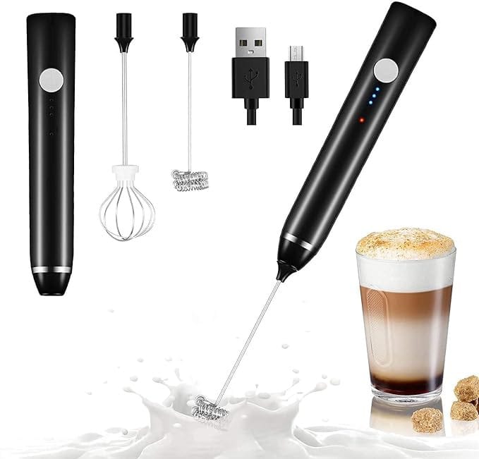 Coffee Beater 2 in 1 Rechargeable Electric Handheld Mixer