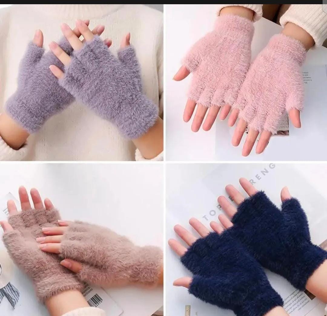 Half finger gloves for gloves